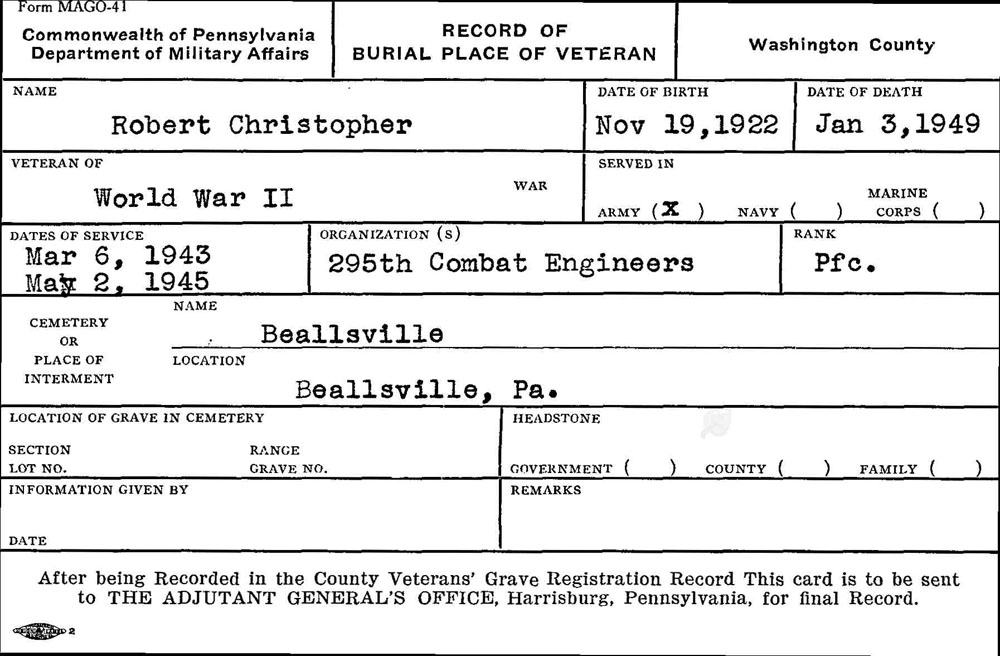 Robert Christopher